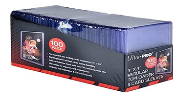 Ultra PRO 3'' x 4'' Clear Regular Top Loaders For Baseball Cards, Card Bundle Standard Size 100ct Card Sleeves Trading Card Sleeve
